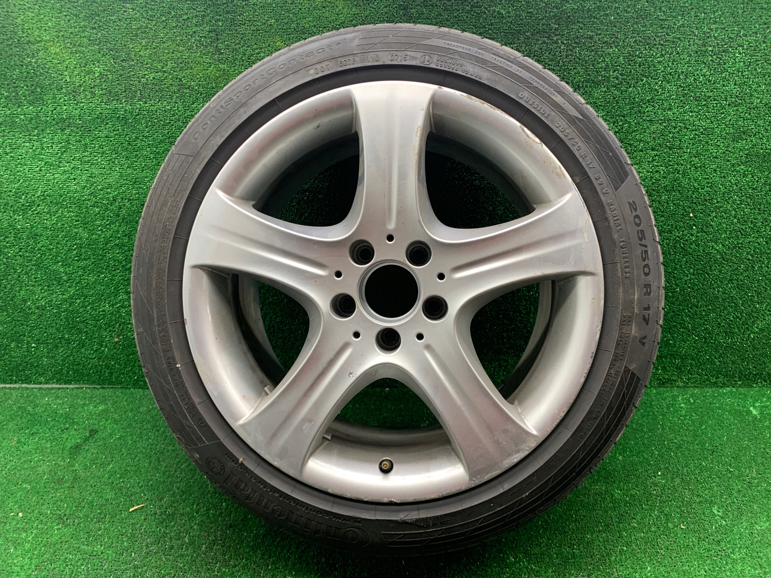 MERCEDES E W212 S212 8,5x17 ET38 A2124015902 ZAPAS ZAPASÓWKA FELGA KOŁO
