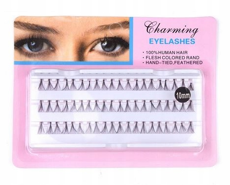 

La Charme Kępki Rzęs Naturalne Under Black 8 mm