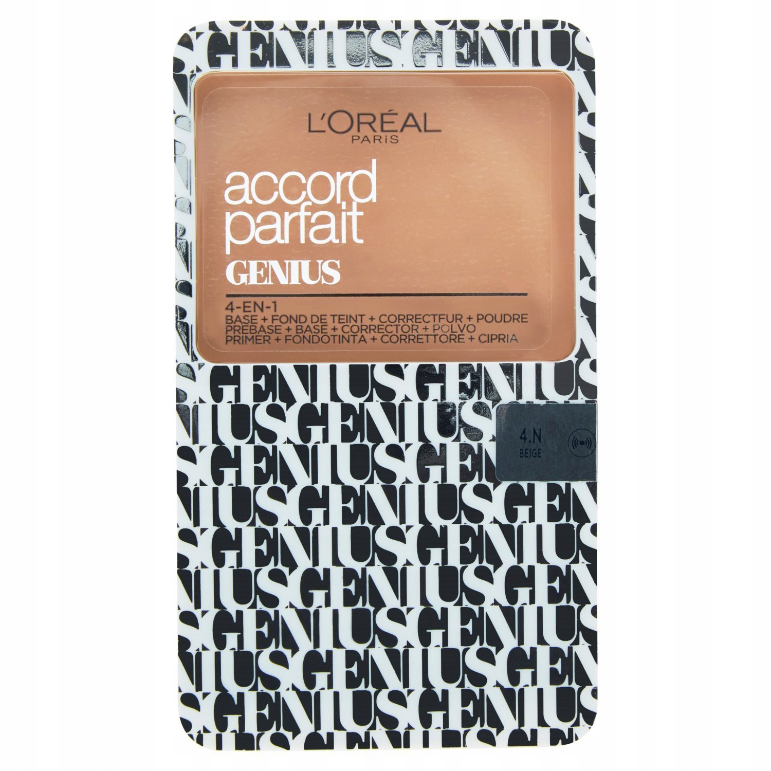 Loreal Accord Parafait Genius Compact 4.N Beige Podkladová Báze v kompaktu 7 g