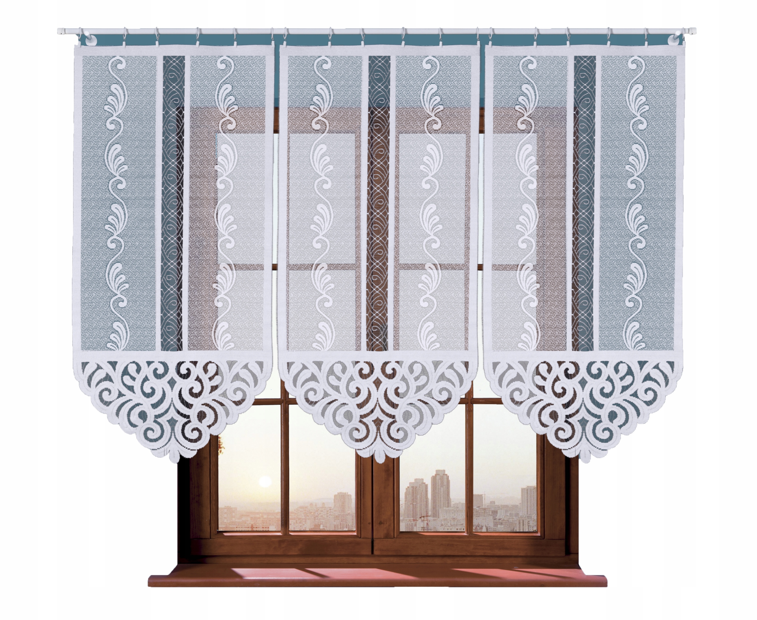 

Panel Ażur Firana Gotowa Żakardowa 60x140 Lea