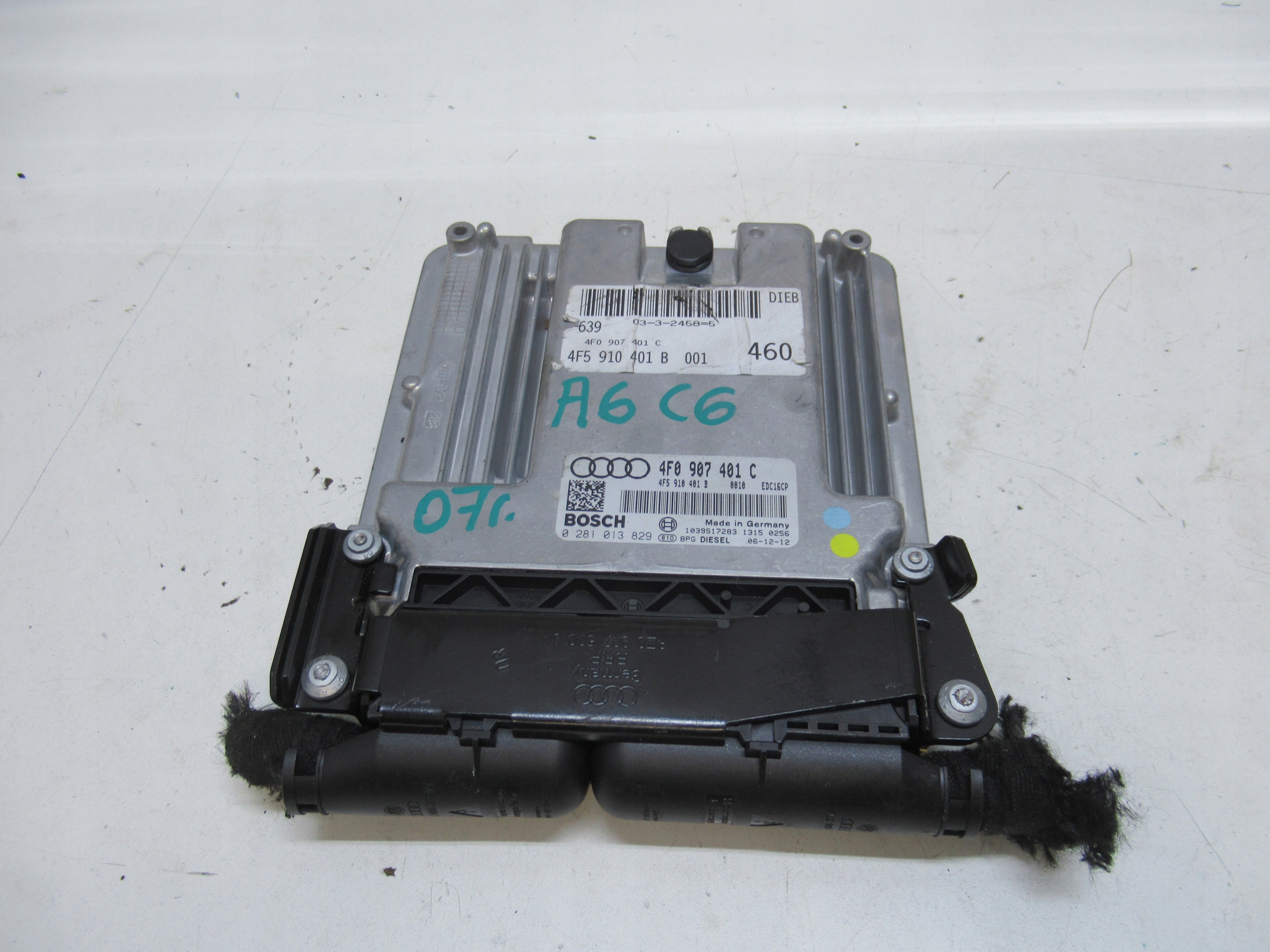 AUDI A6 C6 2.7 TDI control unit of the engine 4F0907401C