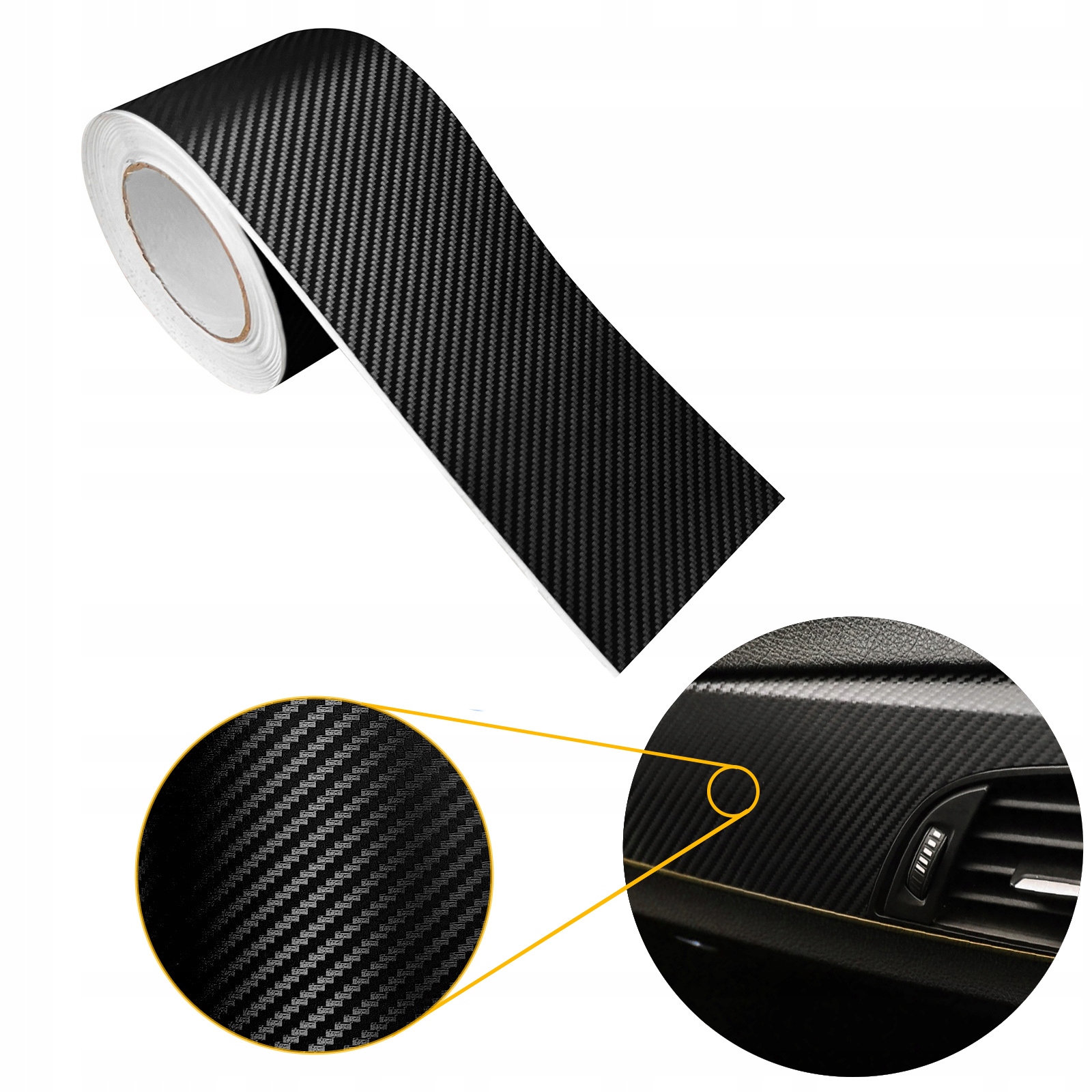 Termoplastická Fólie pro polepování kokpitu Carbon 3D