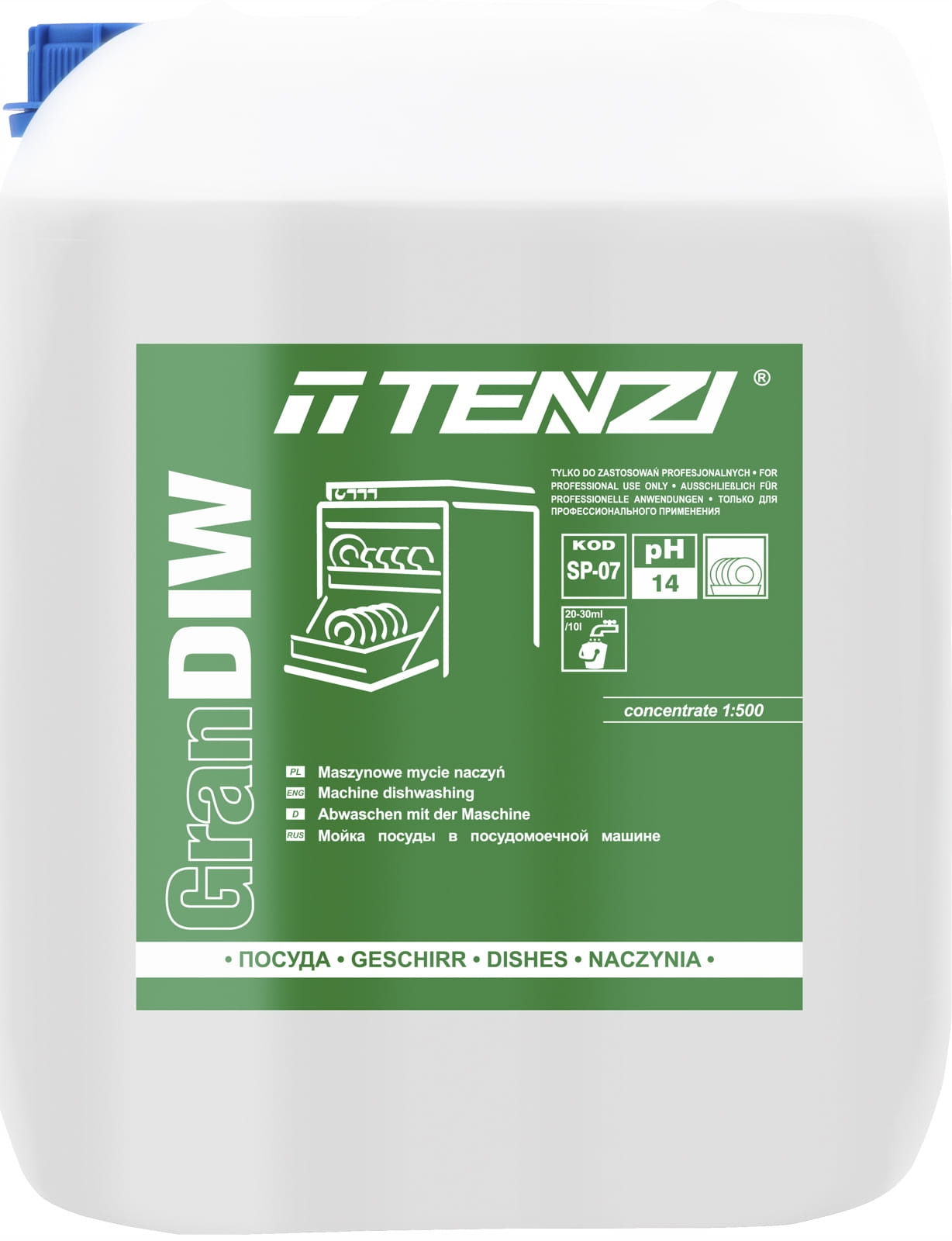 Levně Gran Diw 10 L Koncentrát Pro Gastronomické A Průmyslové Myčky Nádobí