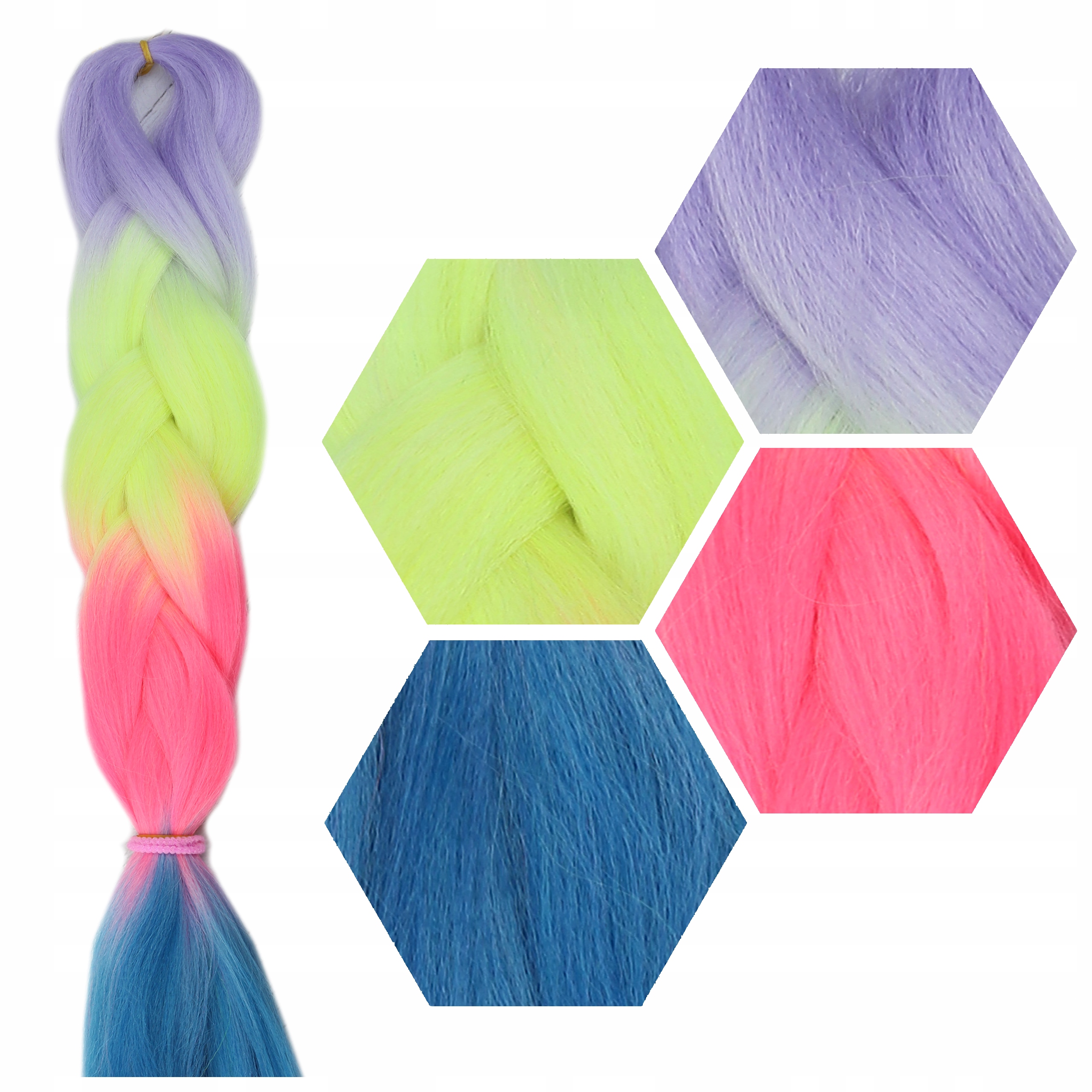 

Włosy syntetyczne Ombre Proste dredy warkoczyki