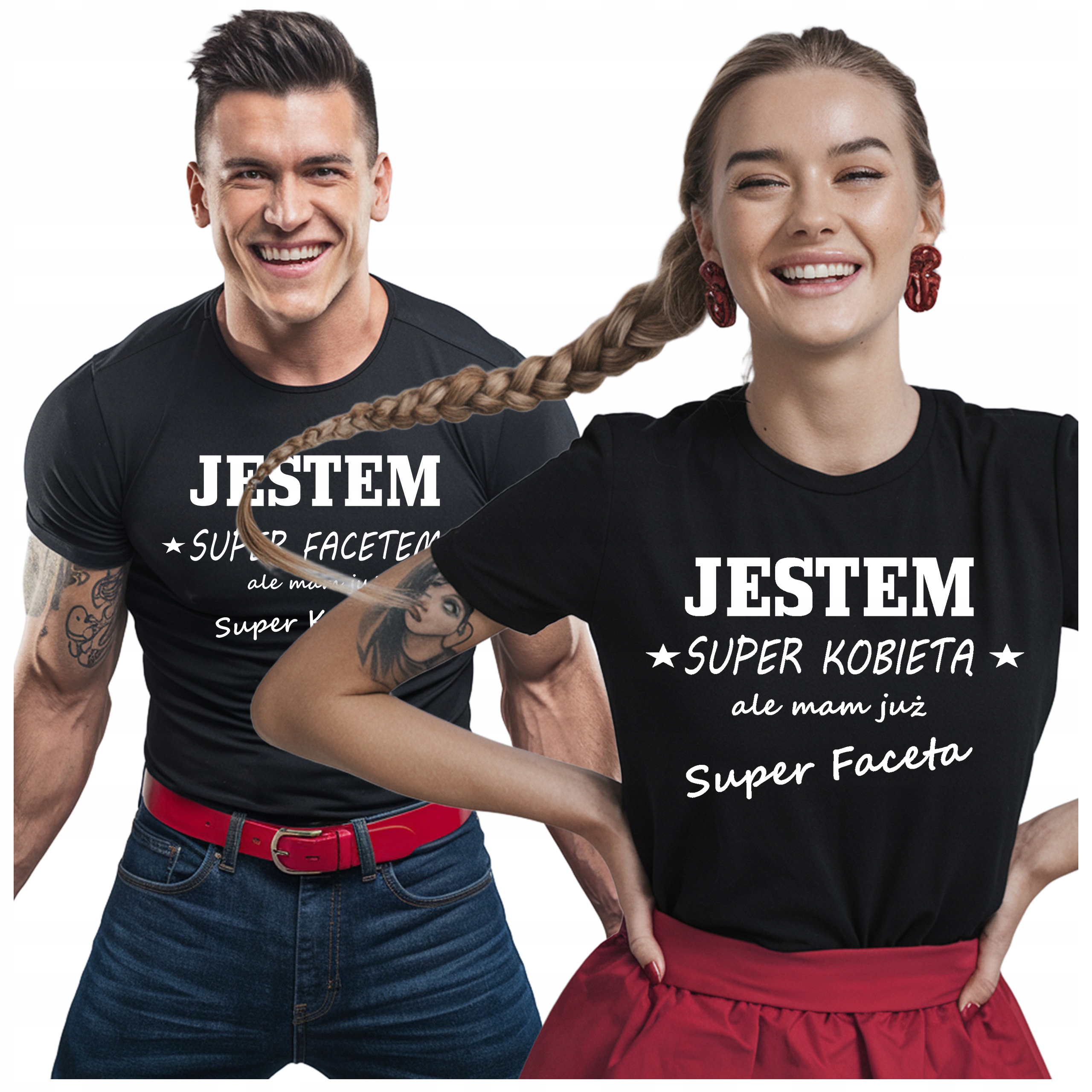 Trička Pro Páry Dárek na Valentýna Jsem žena chlap