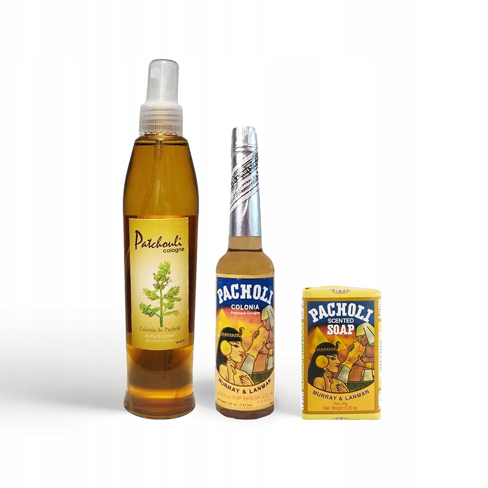 Vonná Voda Patchouli Sprej Pacholi Cologne Mýdlo Paczula Set