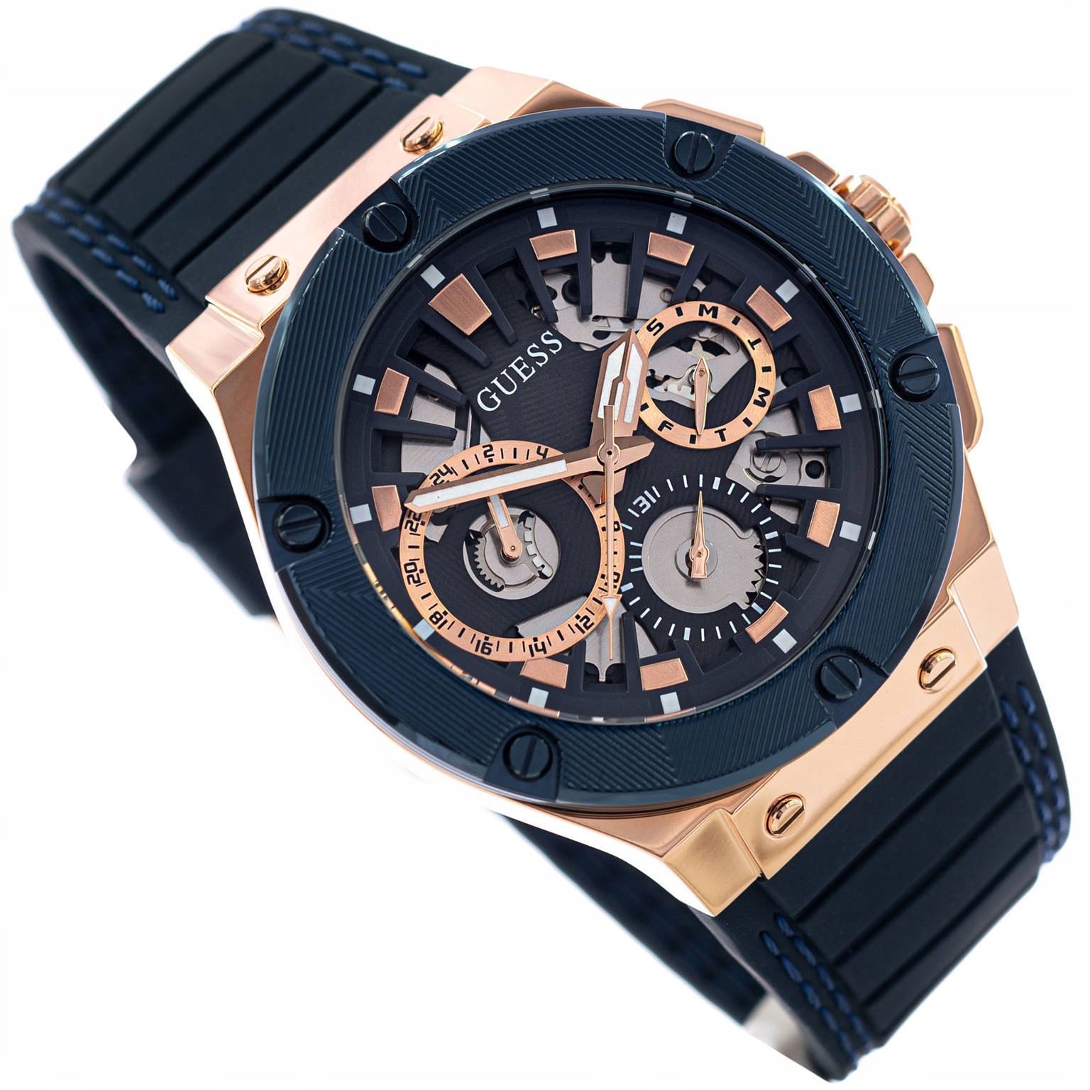 Pánské Hodinky Guess GW0487G4 Datumovka Neformální