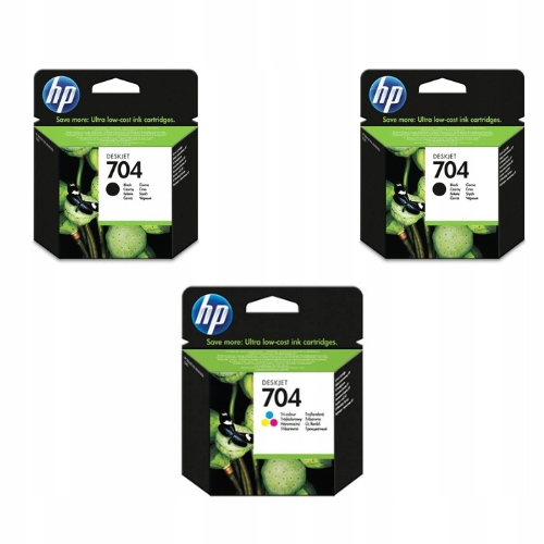 Inkoust Hp 704 2xCN692AE+CN693AE sada