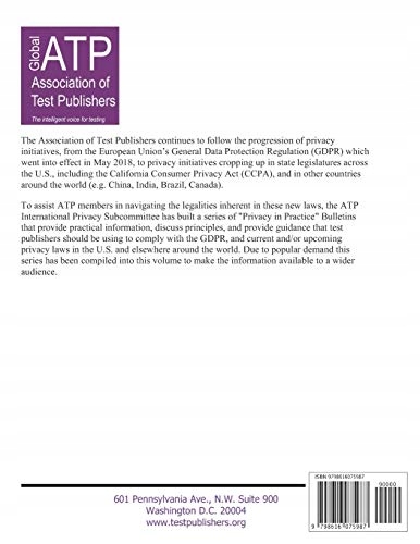 Subcommittee, ATP International Privacy Privacy In Practice Bulletin Series Język publikacji angielski