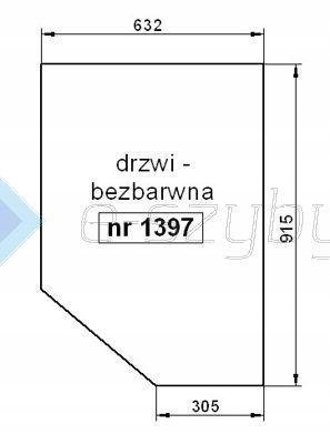 sklo Case 955 1055 1255 1455 Fritzmeier dveře