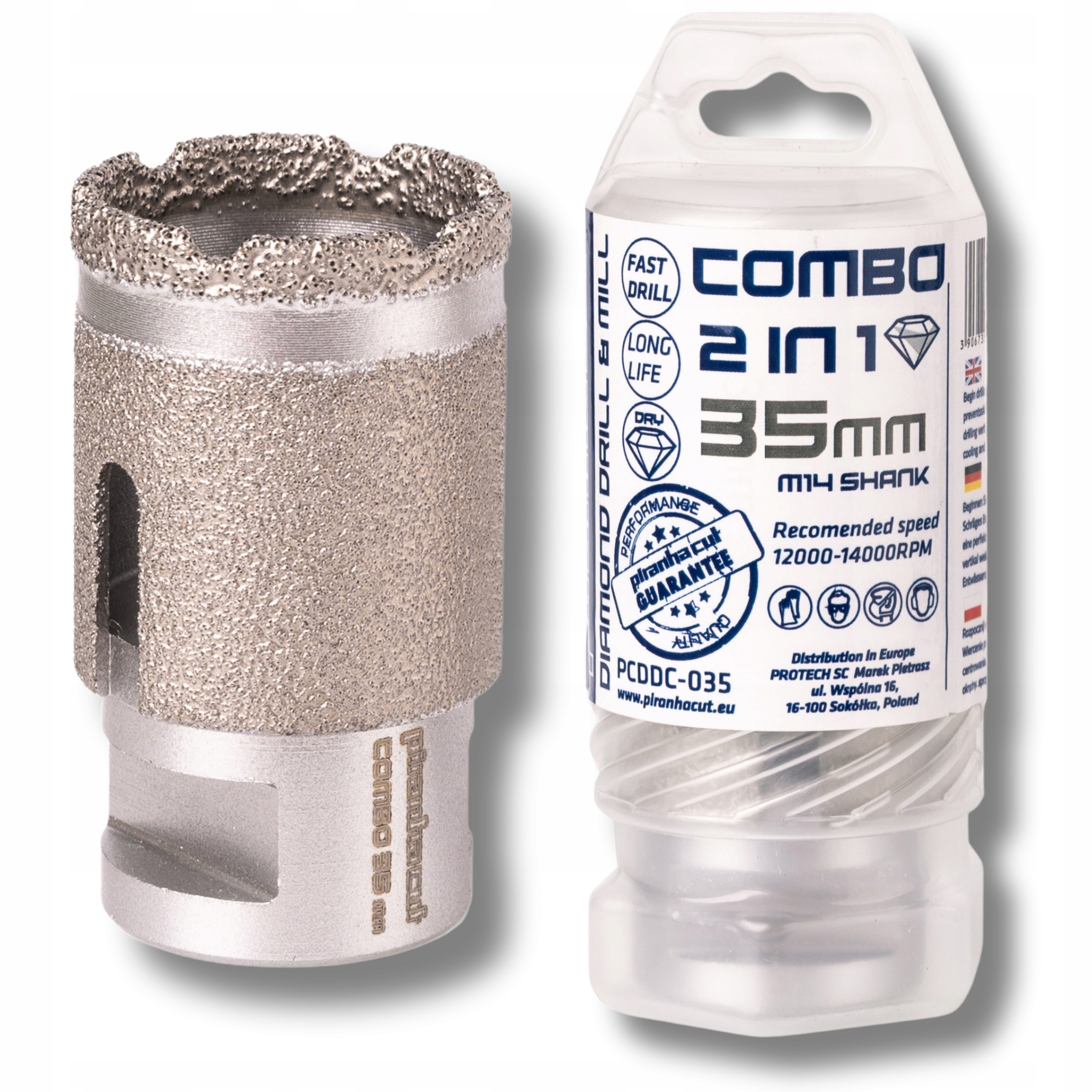 Fréza Korunkový Vrták Diamantová Korunka Gres