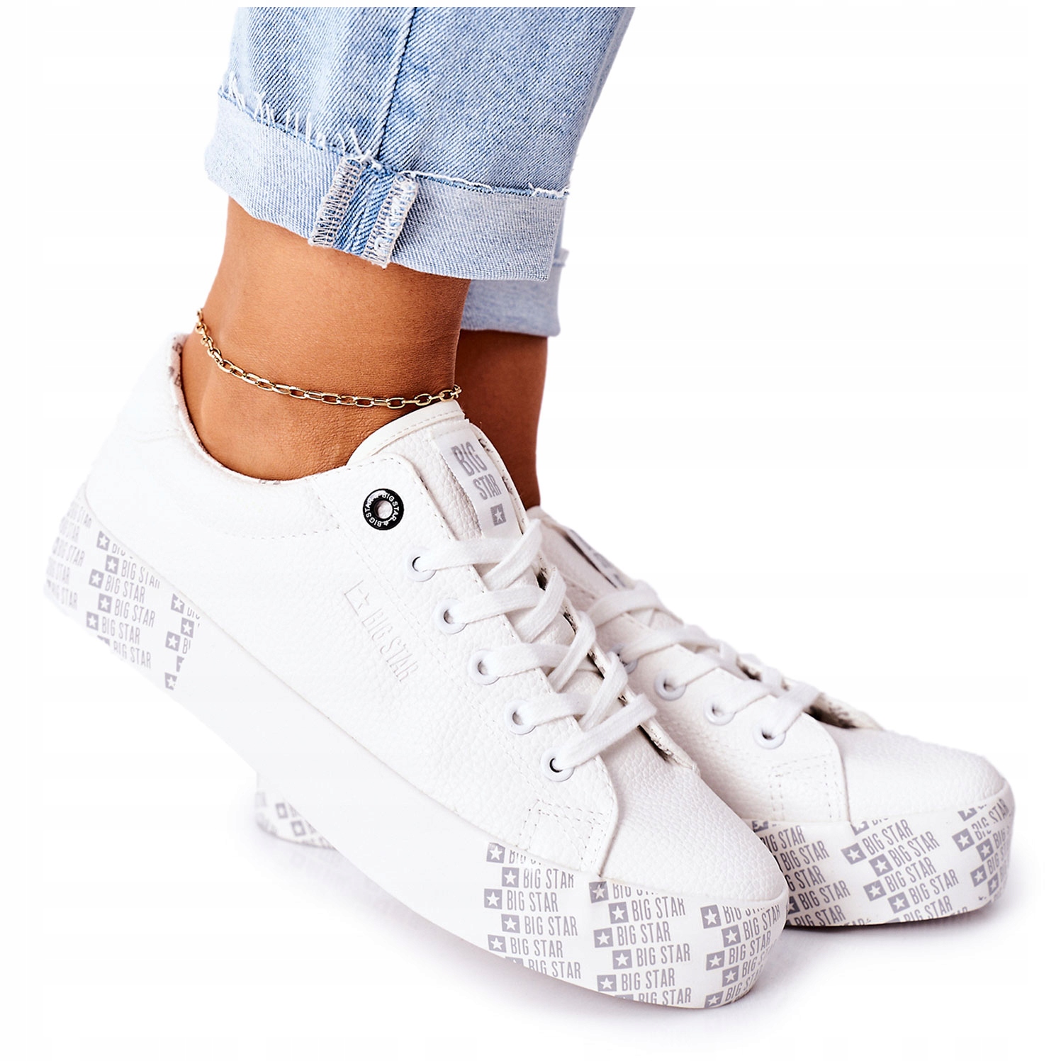 

Białe Trampki Big Star Platforma II274181 39