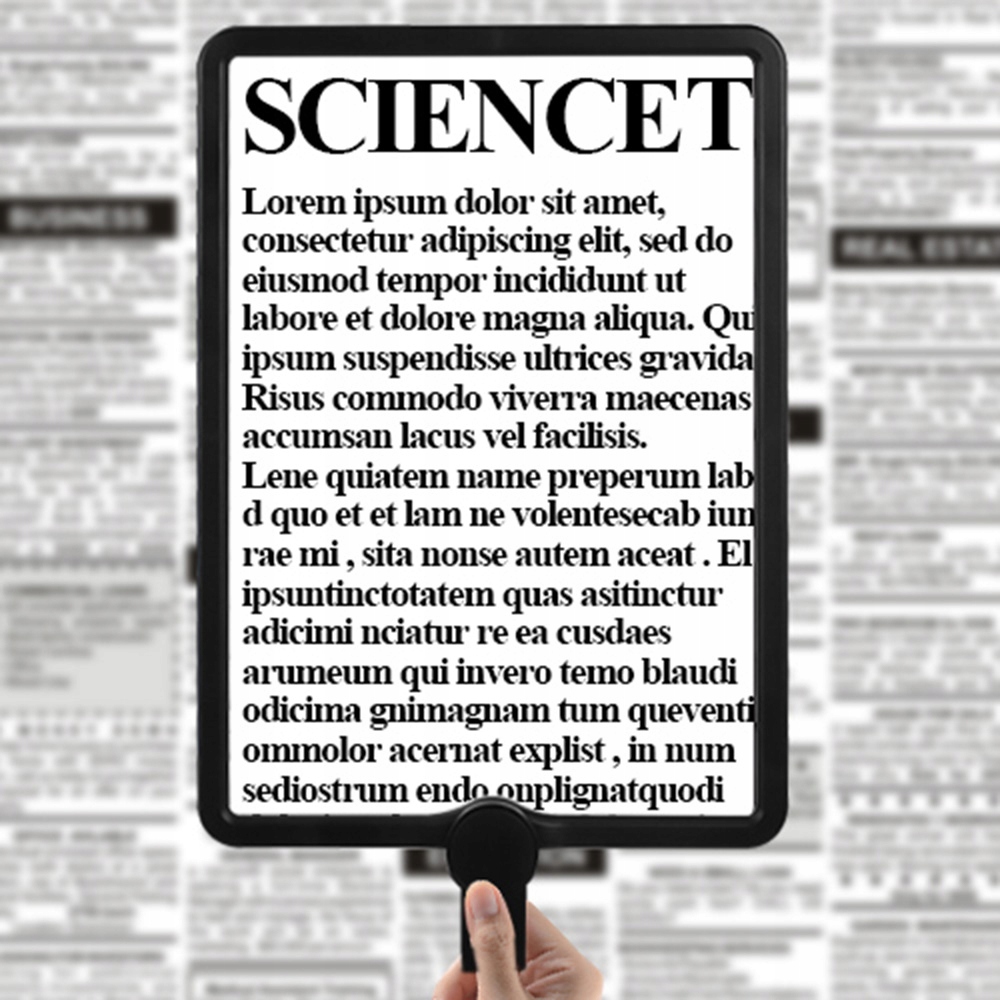 Szkło Powiększające Z Led 5 Razy Duża Lupa Do Czytania Dla Seniorów