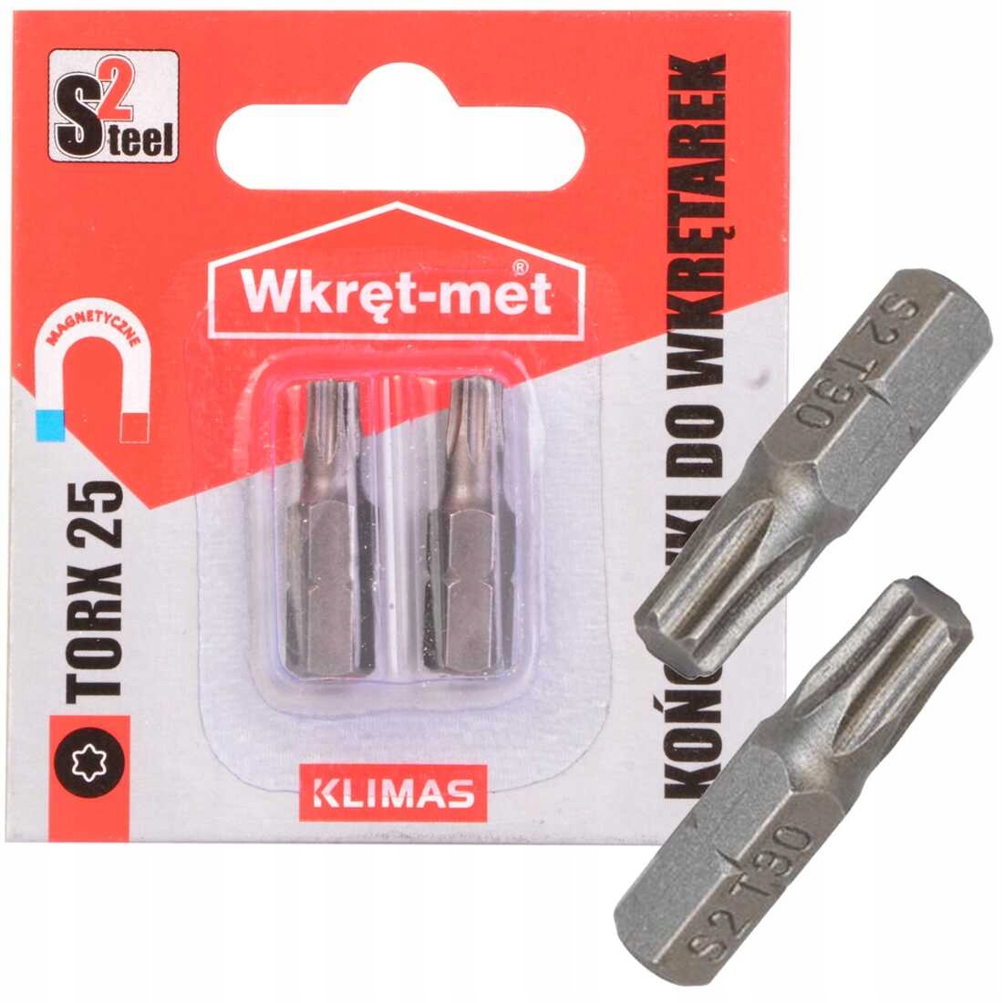 

Końcówki do wkrętarek bity bit Torx Tx 25 2 szt.