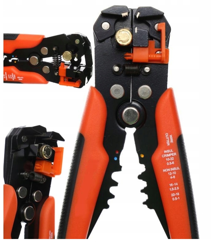 ŚCIĄGACZ IZOLACJI DO KABLI PRZEWODÓW ZACISKARKA