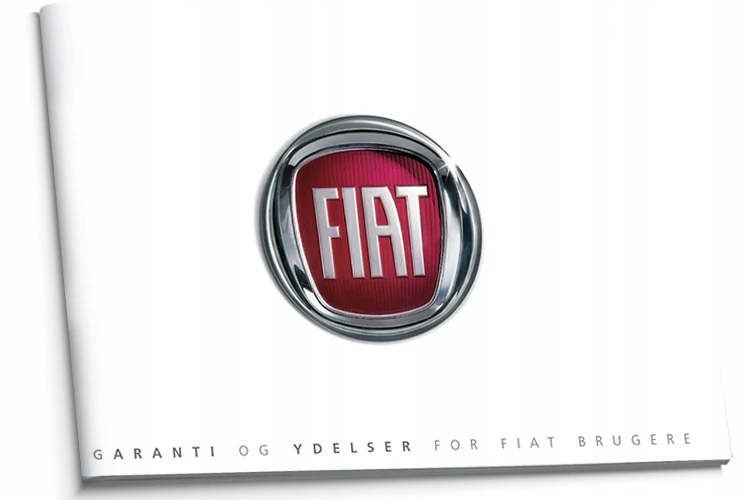 Fiat Čistá dánská servisní kniha