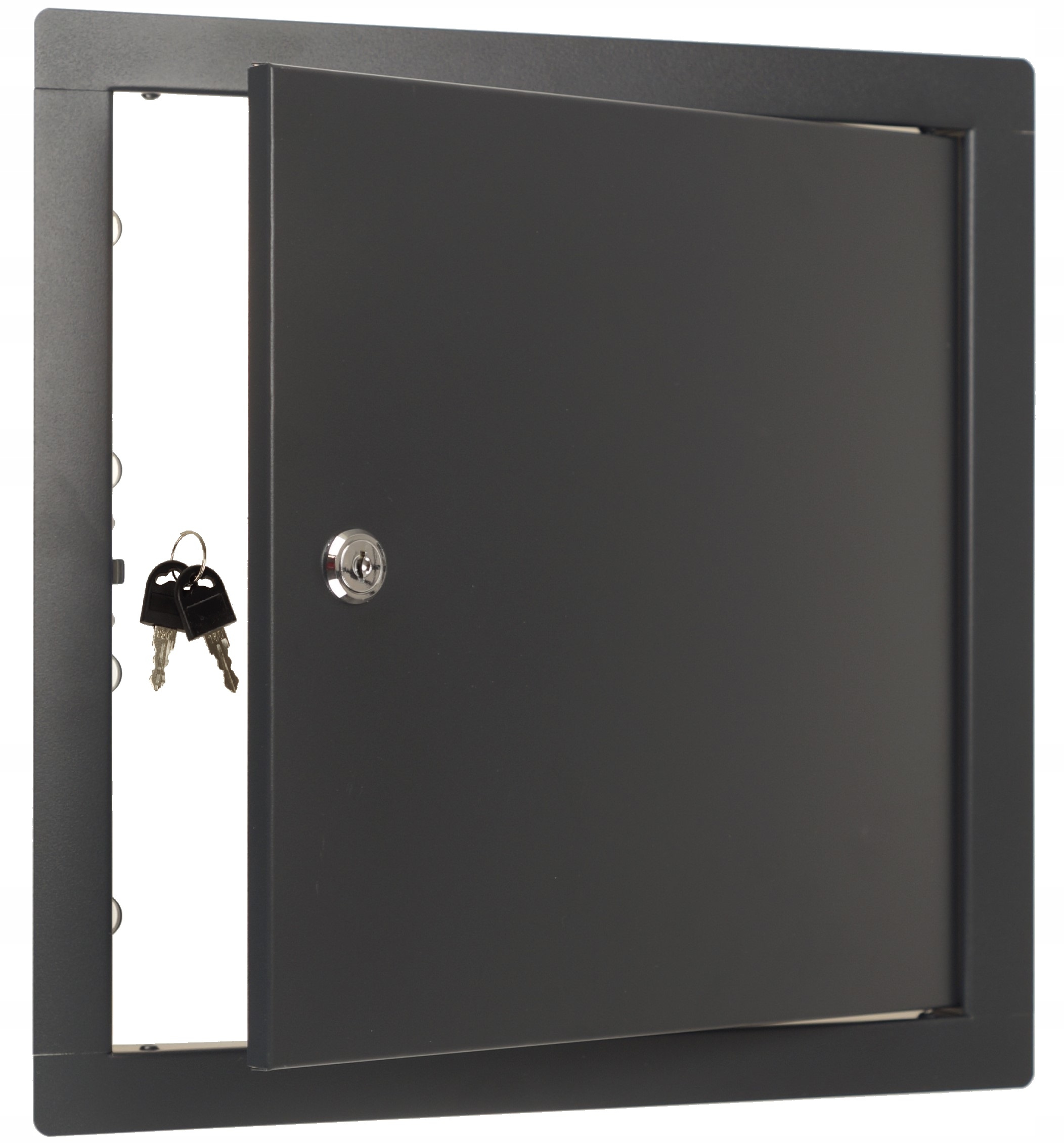 Revizní Dvířka Kovová Antracit 50x50 Klíč Grafit Polsko