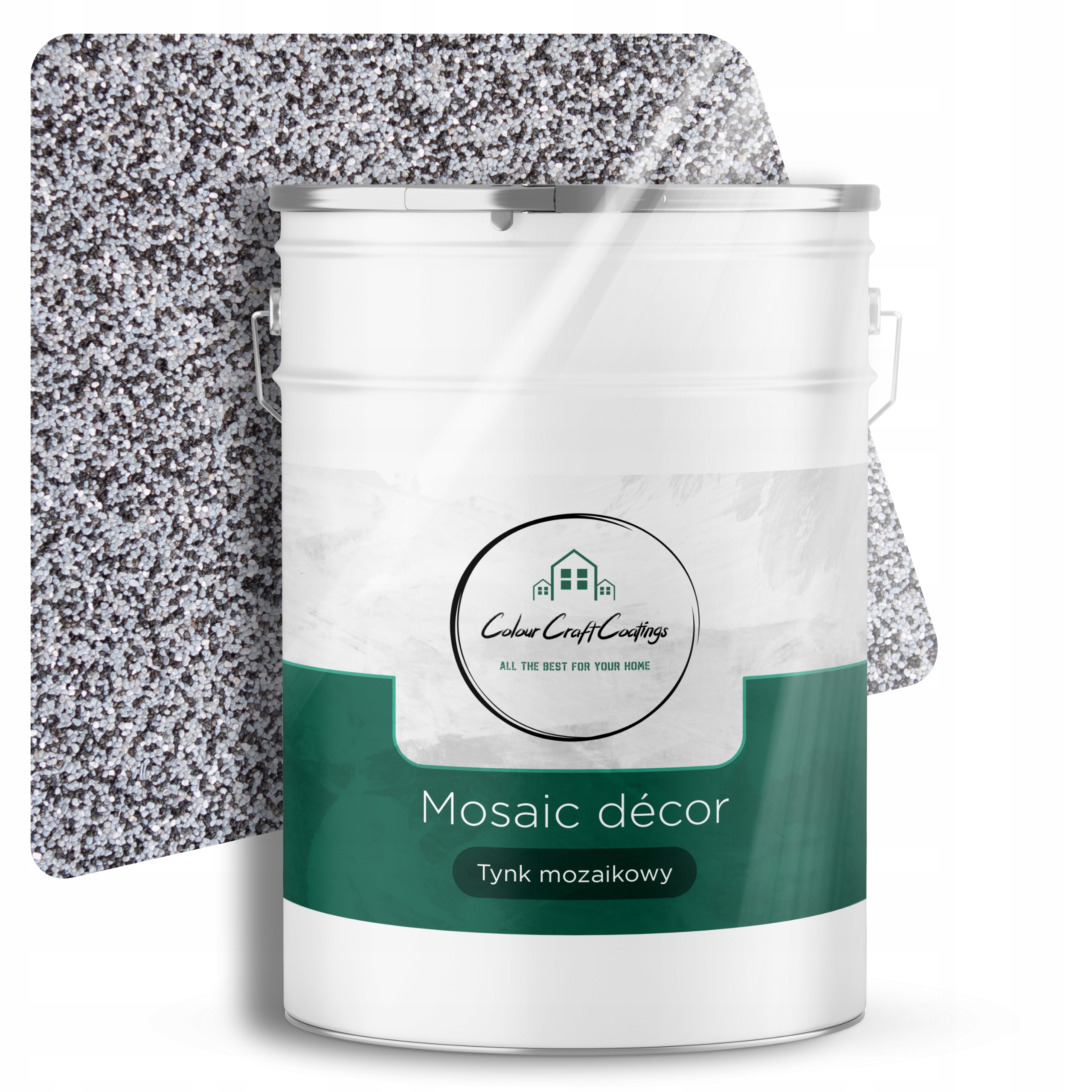 Mozaiková Omietka Mozaika Živicová Dekoračná Ozdobná Šedá M33 25Kg