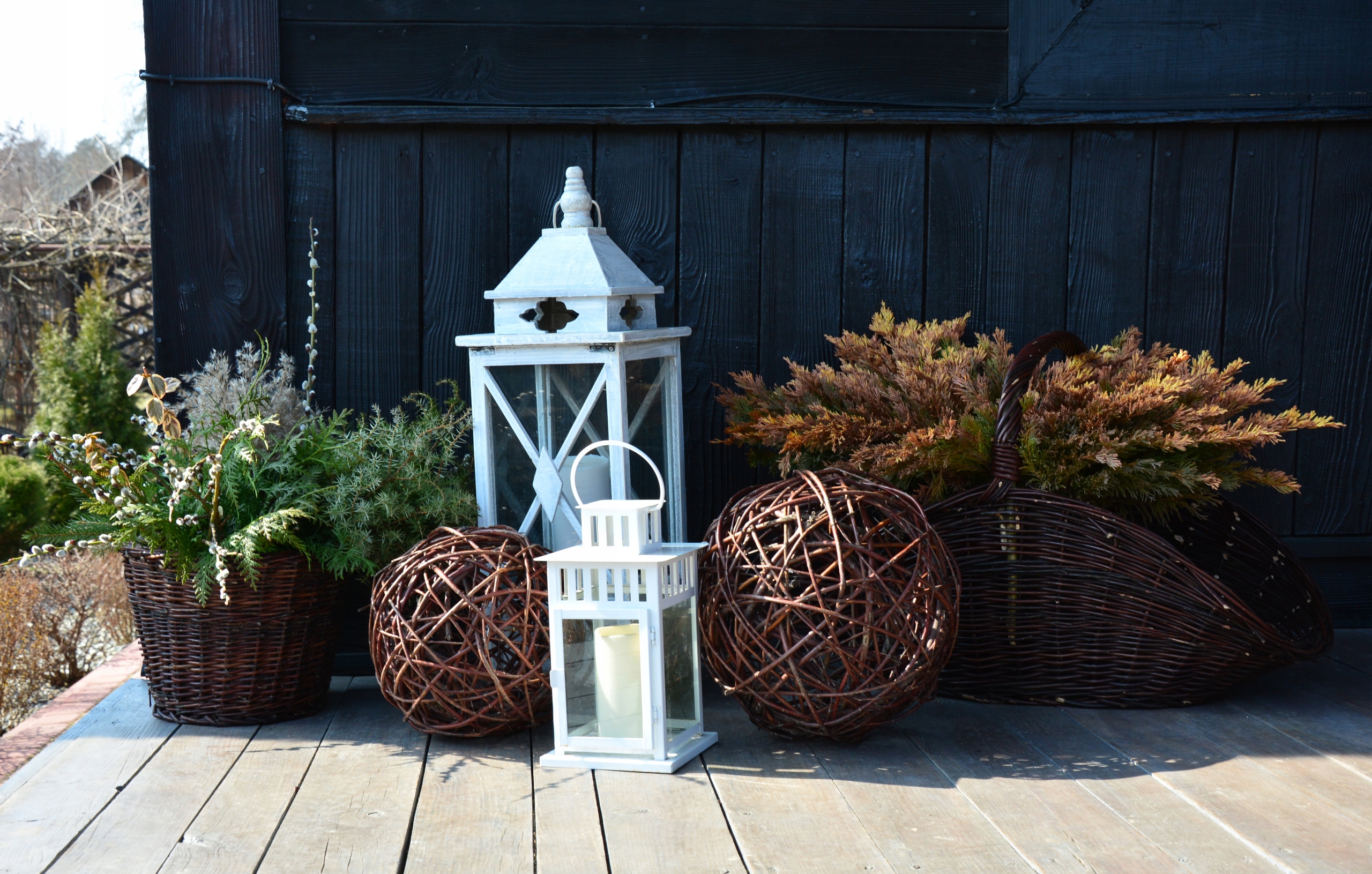 Wiklinowy KOSZ NA DREWNO koszyk do kominka XL Rodzaj kosz