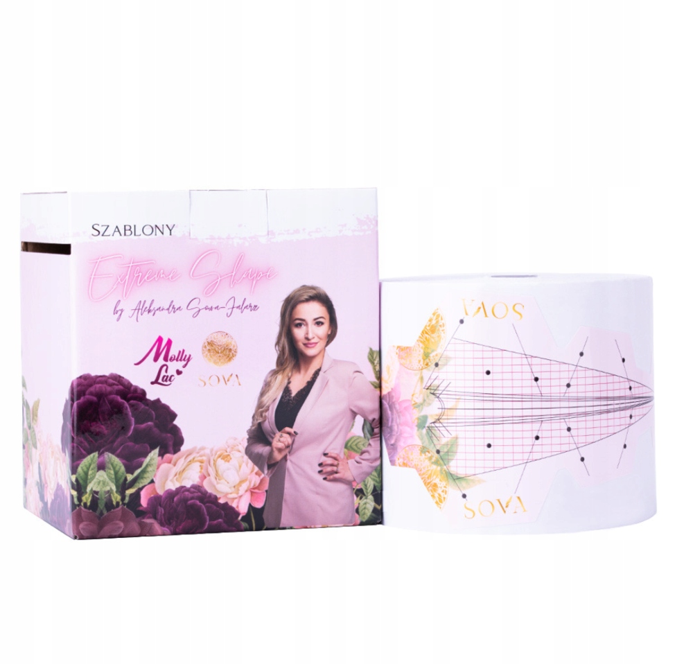 Šablony forem na nehty Extreme Shape od Aleksandry Sowa-Falarzové (200 ks)