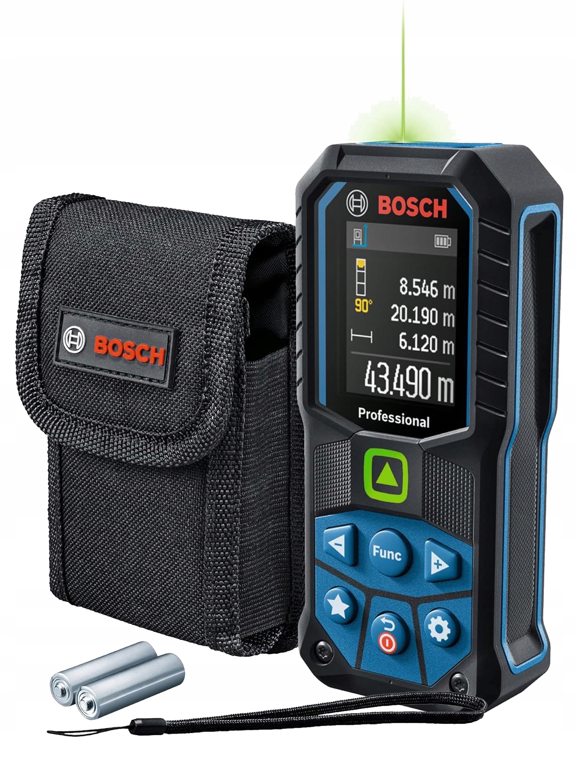 Laserový Dálkoměr Bosch Professional Glm 50-23 G S Paměťovou Funkcí IP65