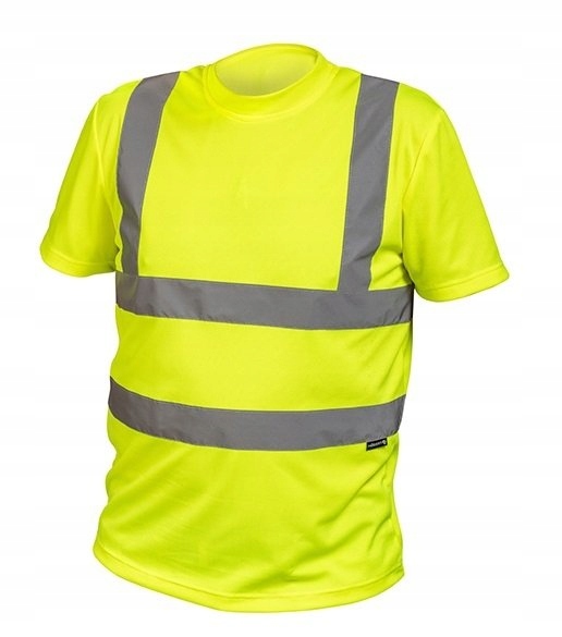 T-SHIRT ODBLASKOWY KOSZULKA ROBOCZA OSTRZEGAWCZA Marka Hoegert Technik