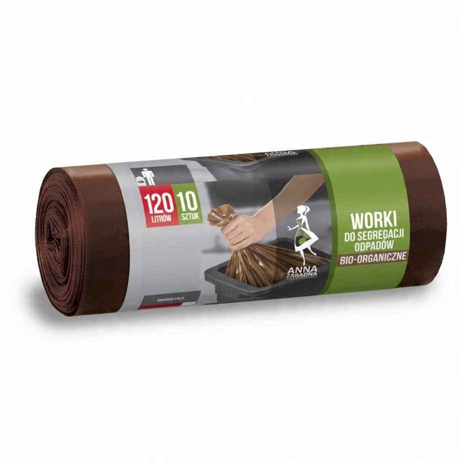 

Worki do segregacji Bio-organiczne brązowe 120L 10