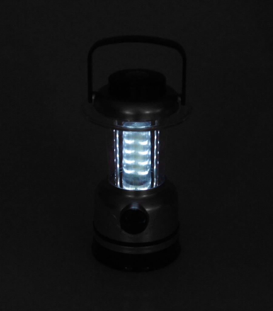 LATARKA LAMPA BIWAKOWA LED DO OGRODU na RYBY w GÓRY POTENCJOMETR wieszak Model ZY-222