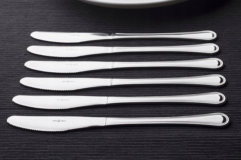 LA TORRE INGLESE Nóż stołowy połysk Wykończenie połysk