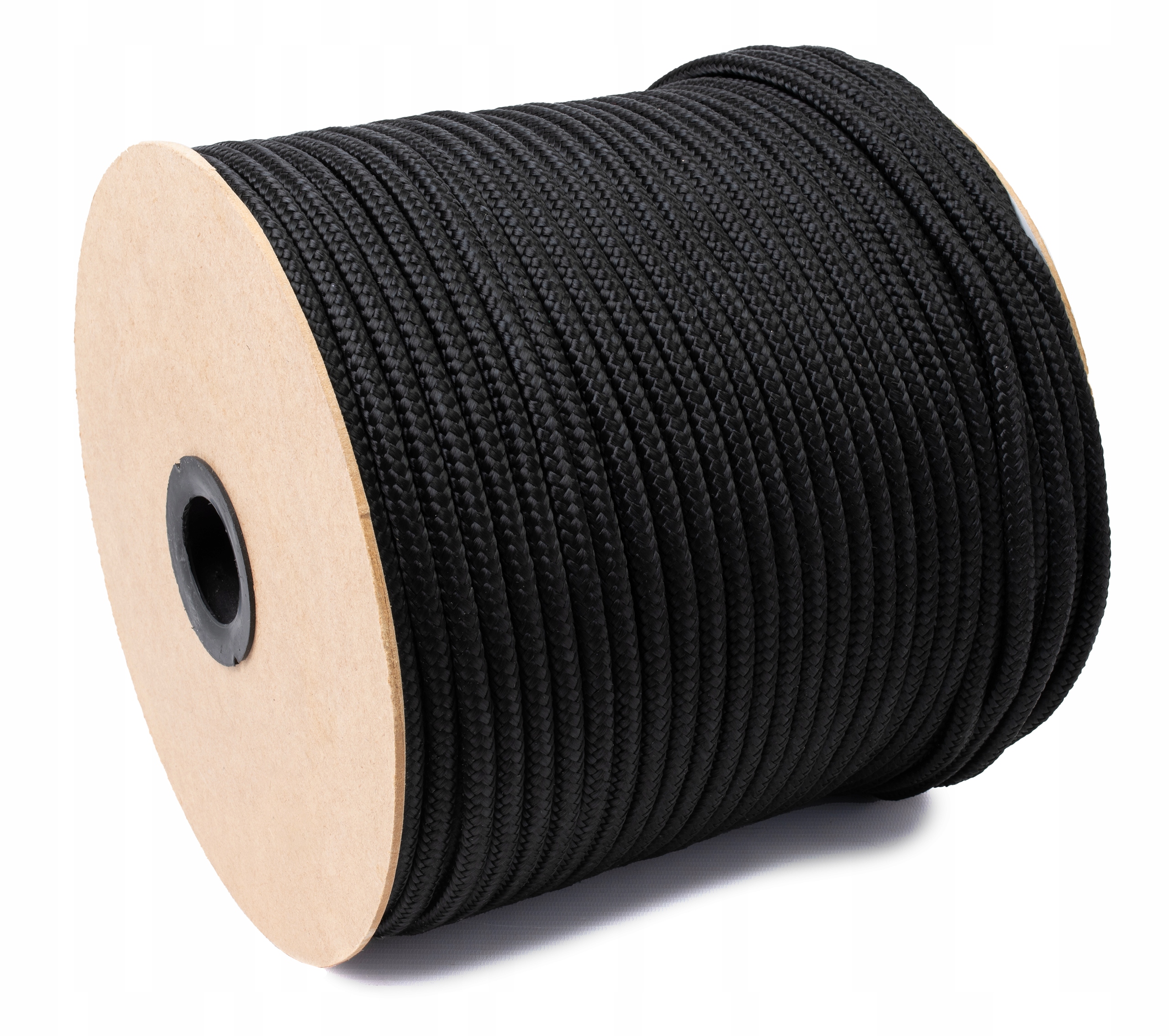 Lina Polipropylenowa Czarna Linka Pleciona Mocna 10mm 50M