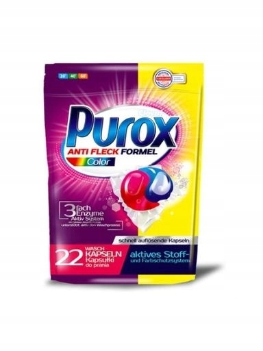 Levně 3x Purox Kapsle na barvy, 22 kusů