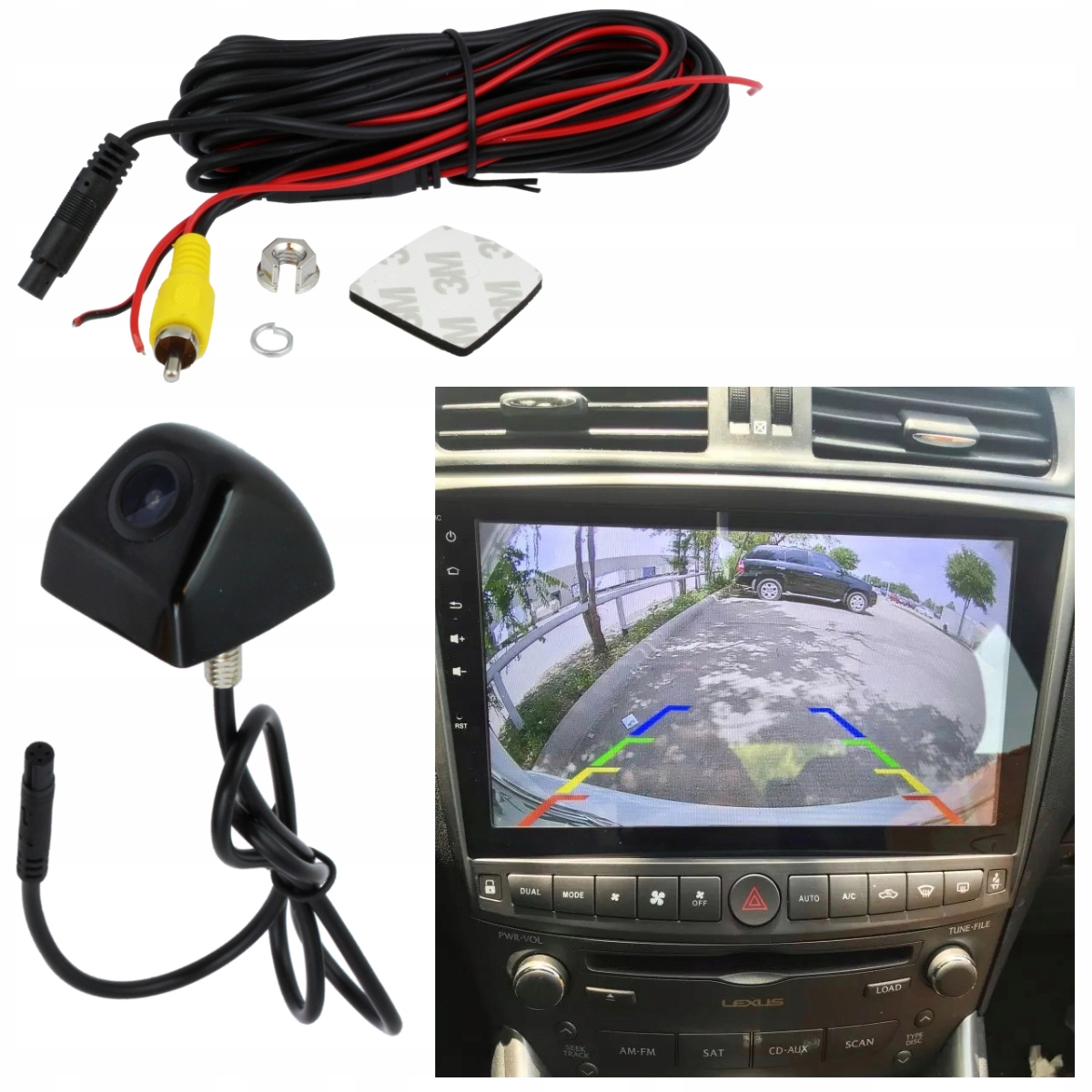 Универсальная камера заднего вида SONY 1280P FISHEYE 170°