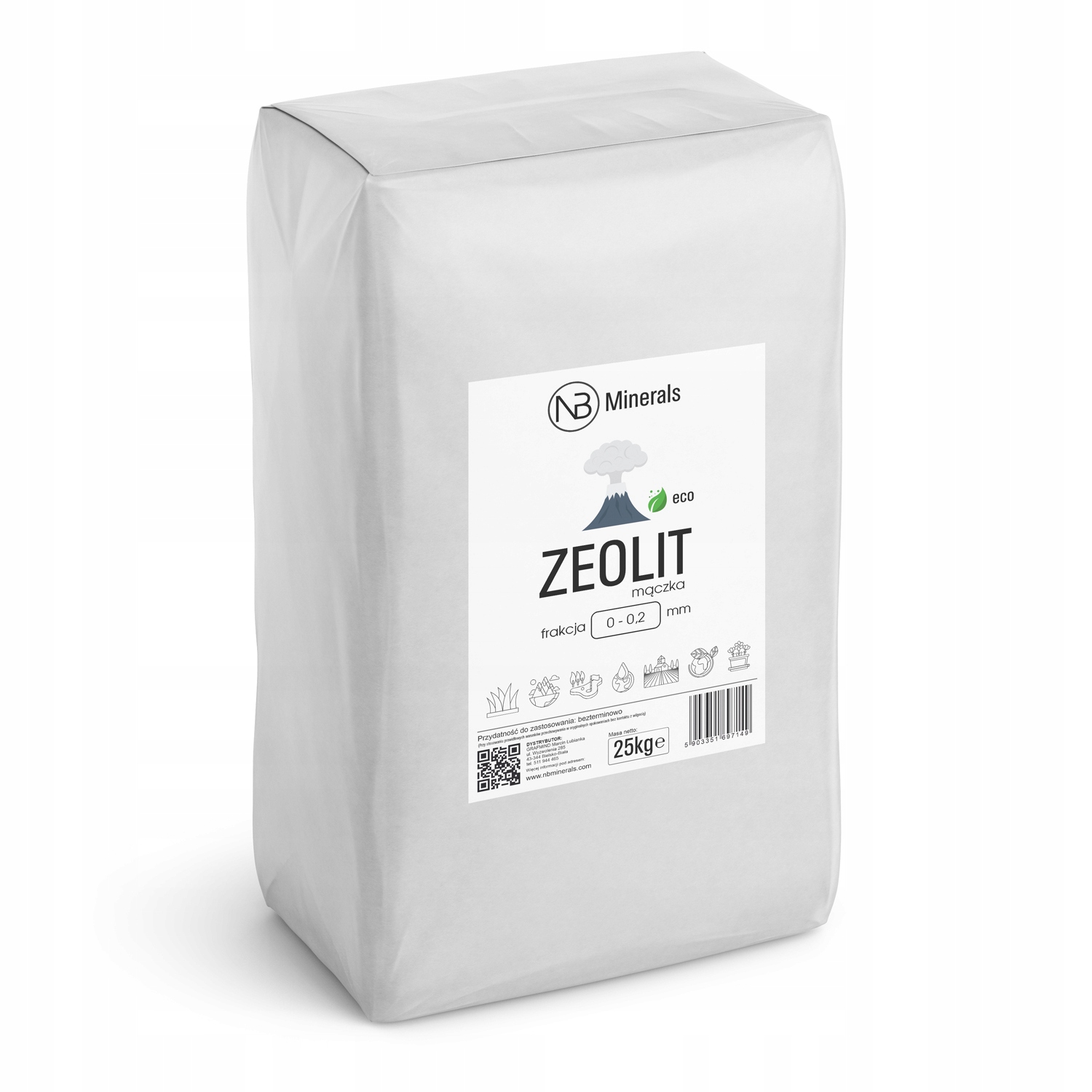 

Zeolit Mineralny 0-0,2 mm 25kg Uniwersalny