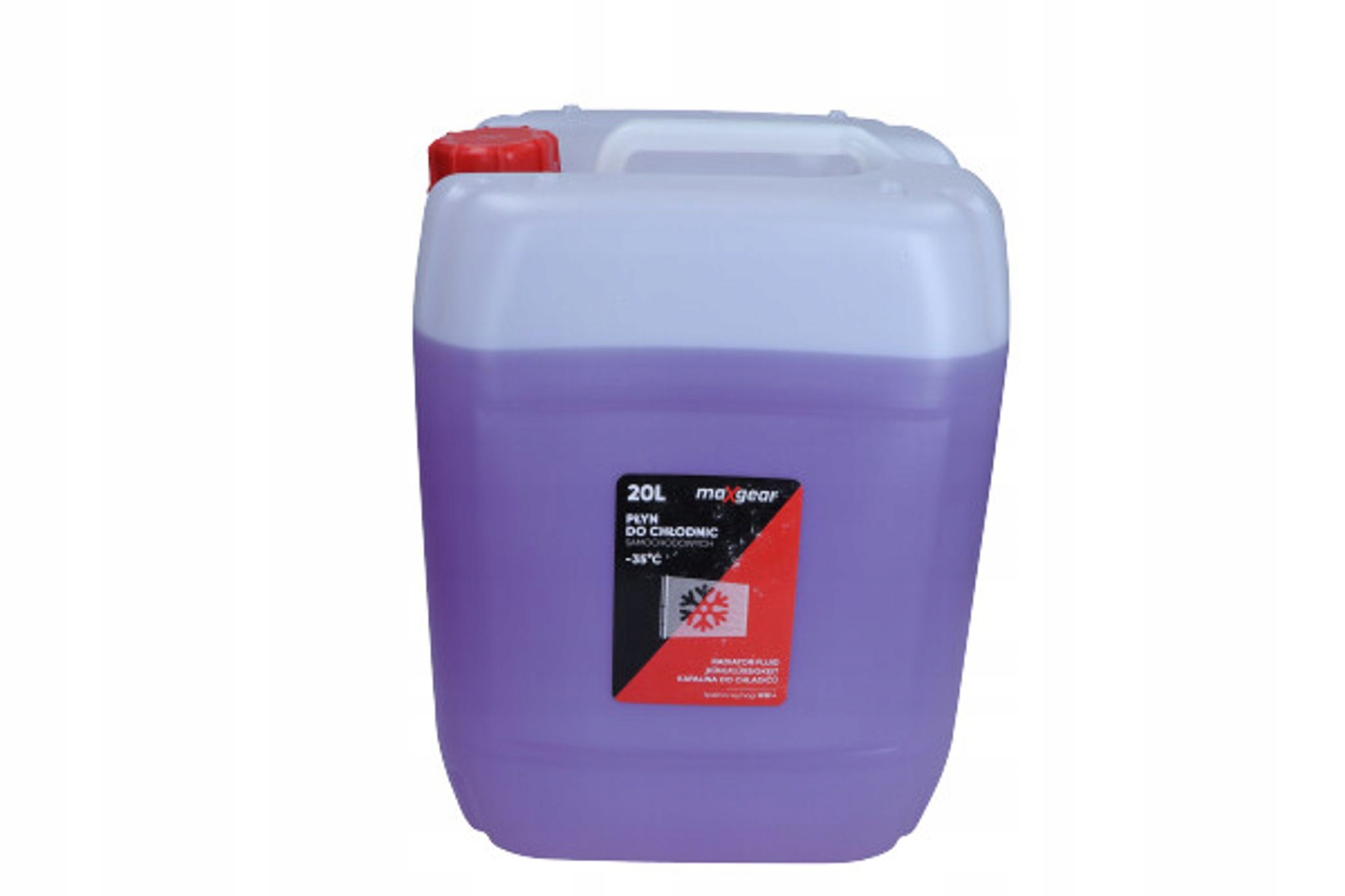 PŁYN DO CHŁODNIC 20L -35 (FIOLETOWY) G12+ NA DODATKACH BASF MAXGEAR