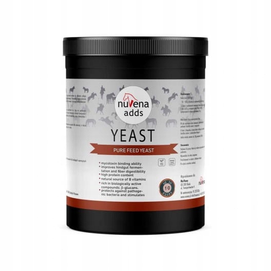 Suplement NuVena Yeast Drożdże dla koni 1,3 kg