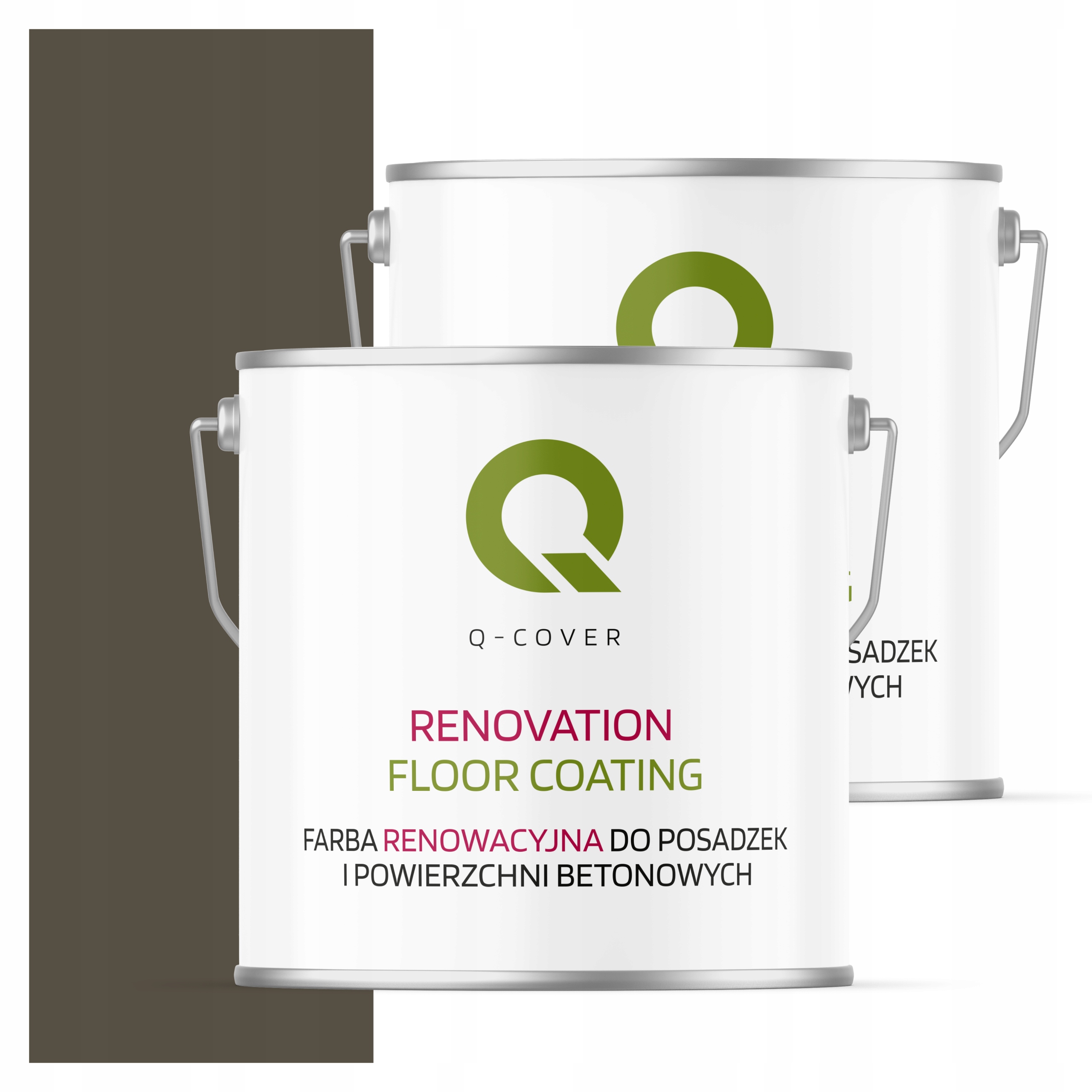 Ochranná farba na podlahy Renovačná šedá hnedá Ral 7013 polomatná 5L