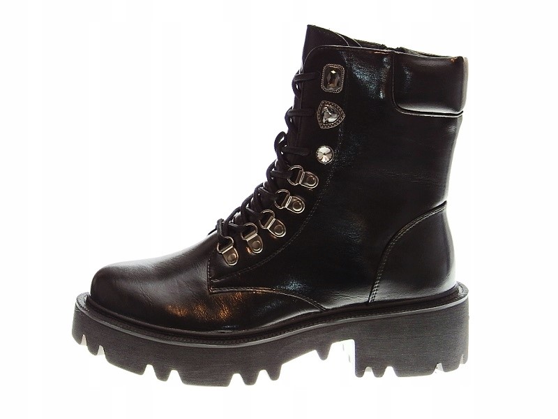 OCIEPLANE TRAPERY BOTKI PLATFORMA Black r. 39