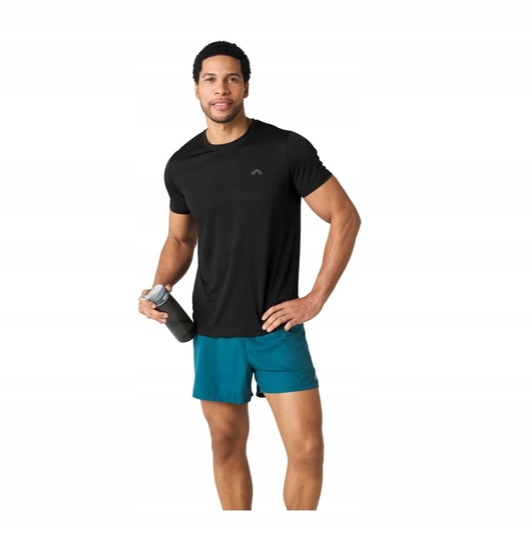 Crivit Koszulka T-shirt męski funkcjonalny sportowy czarny R: M(48/50)