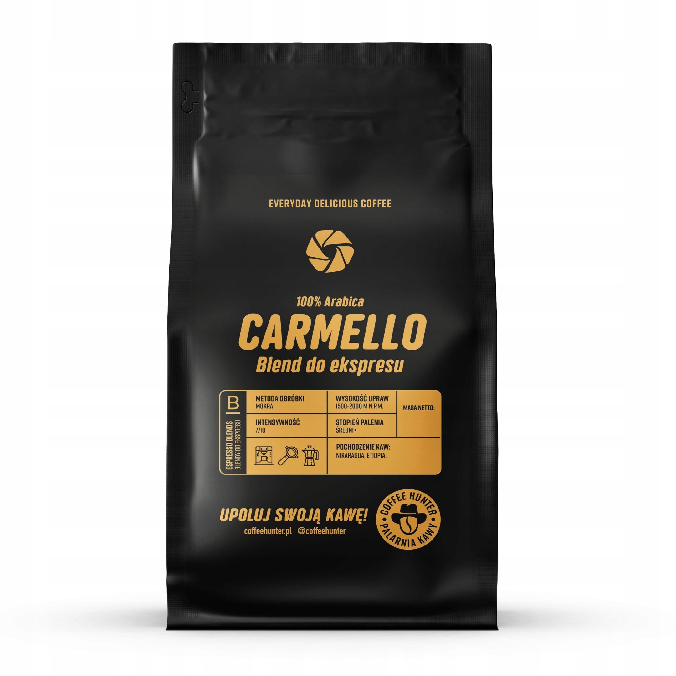 Levně Carmello Blend Káva 500 g Coffee Hunter Sp. z o.o.