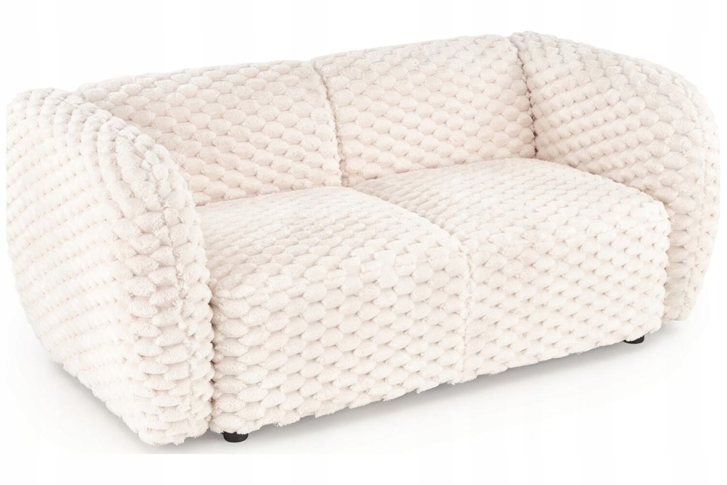 Sofa z szerokimi bokami Malta Halmar Kremowa nowoczesna
