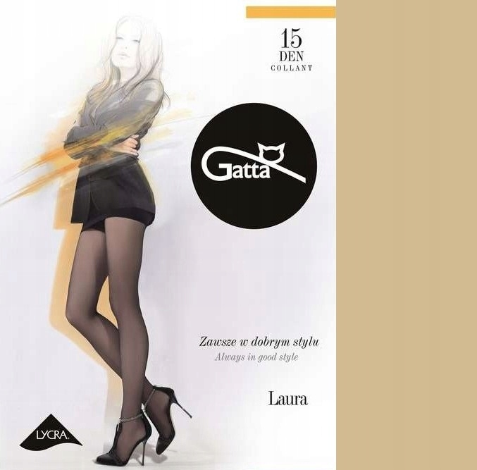 

Gatta Laura 15den rajstopy lycra daino 3
