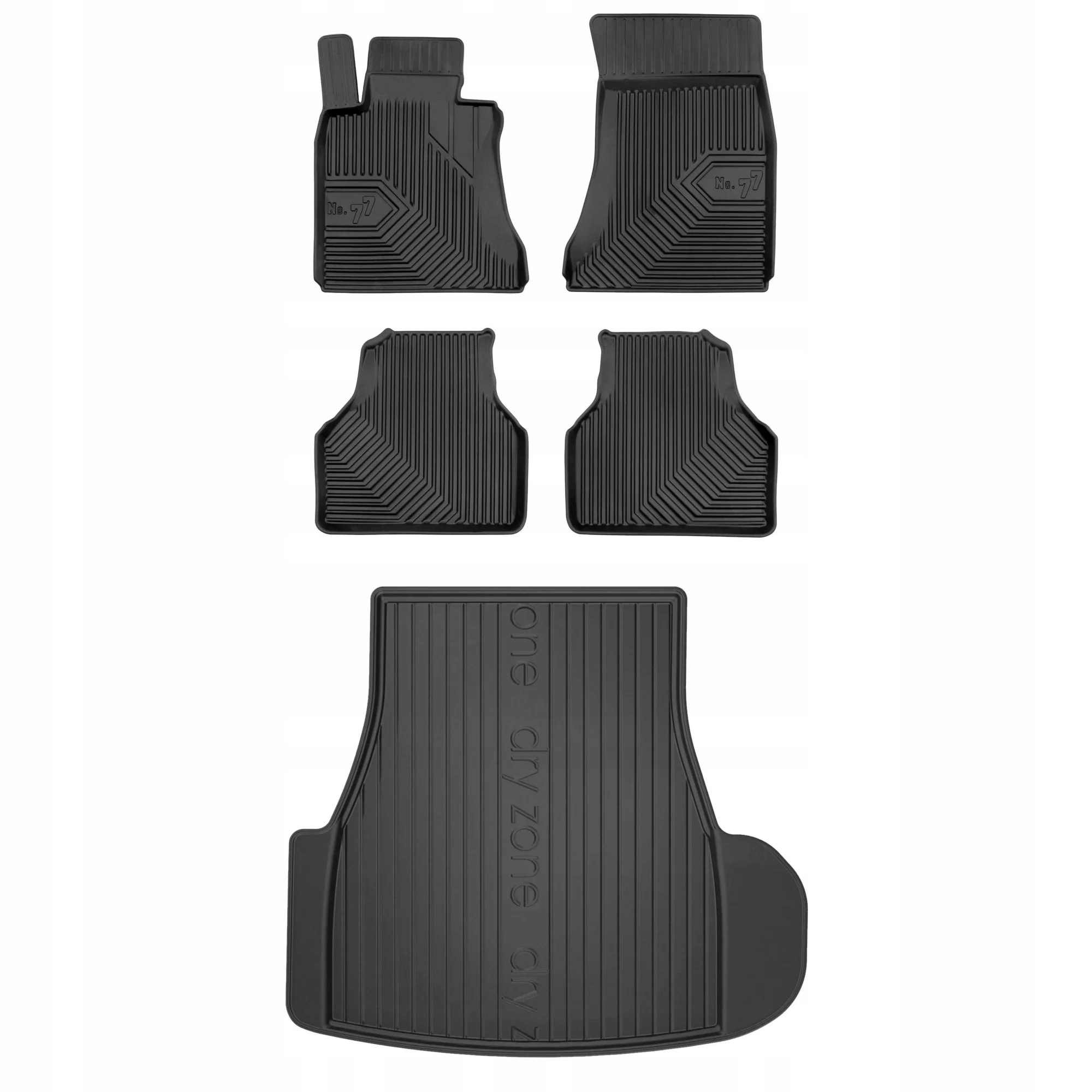 Gumová sada koberčekov a rohoží Bmw radu 7 E66 2001-2008