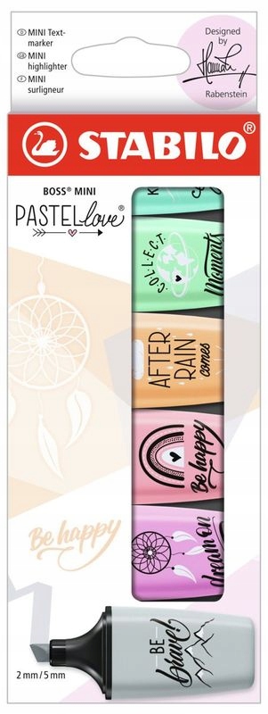 Biurowy PISAK Marker do Notatek FLAMASTER ZAKREŚLACZ Zestaw 6 Kol. Stabilo