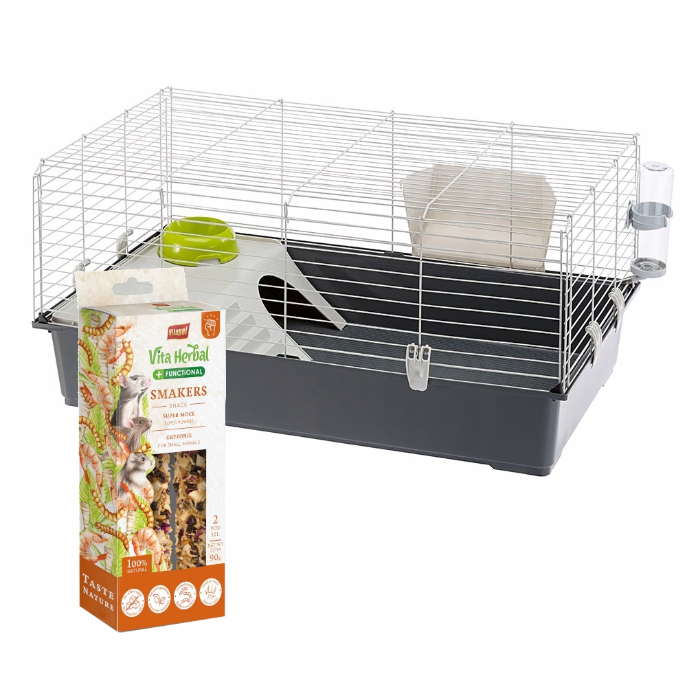 Levně Klec pro králíky Ferplast Rabbit 100(x1) baňky pro králíka Bonus