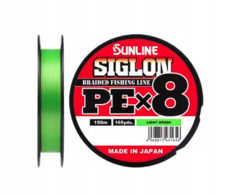 Sunline Siglon X8 Pe 1,2 150M Light Green
