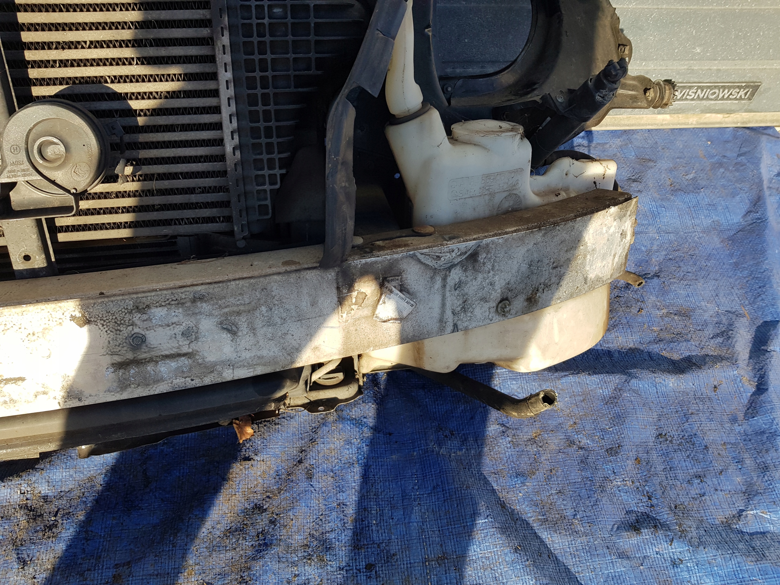 support panel for radiators radiator MERCEDES ML W164 350 LIFT 3.0CDI