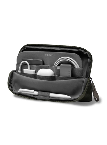 Pouzdro – cestovní kancelářský organizér Orbitkey Desk Pouch – olivová barva