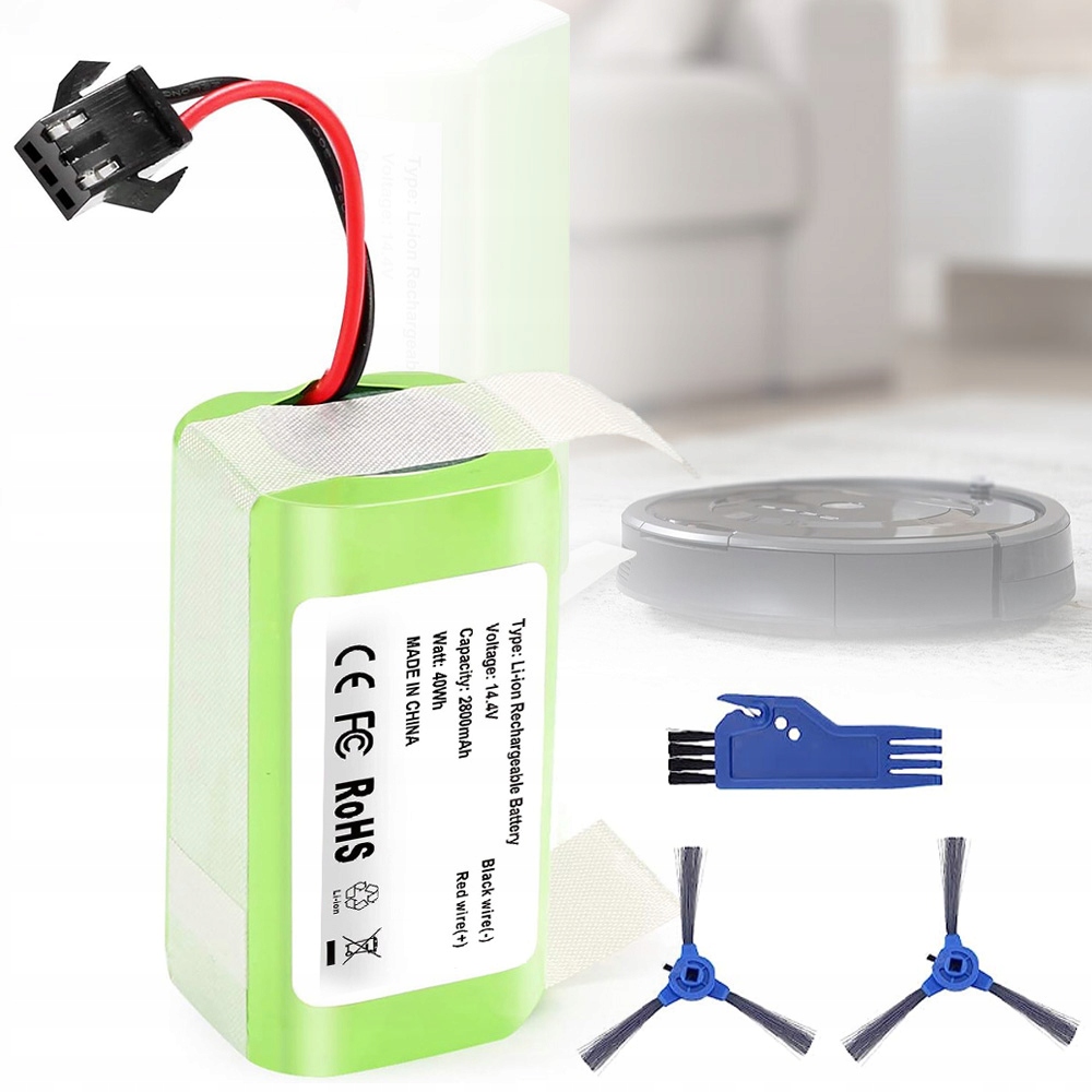 Náhradní Baterie Kompatibilní S Domácím Vysavač, Multifunkční, 2800 Mah