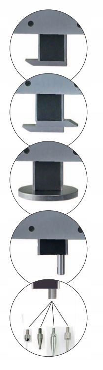 GŁĘBOKOŚCIOMIERZ Z WYMIENNYMI KOŃCÓWKAMI POMIAROWYMI 500mm Rodzaj elektroniczna