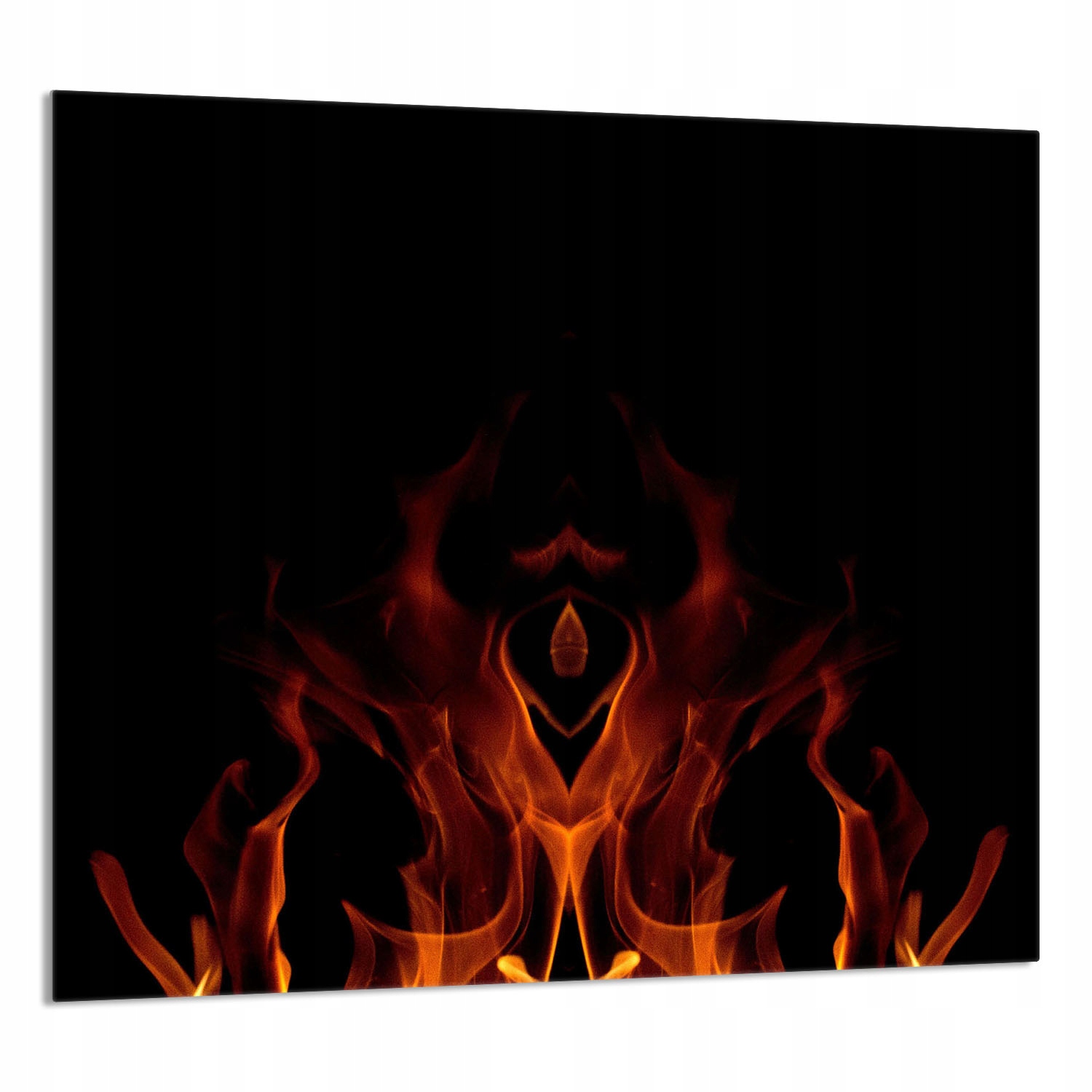 Skleněný Panel Do Kuchyně 65x60 Oheň Tvrzené Sklo